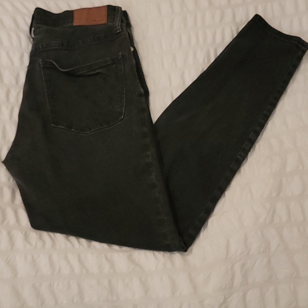 Madewell black skinny jeans